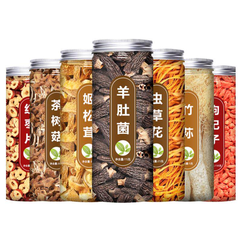 虫草花鸡汤广东炖乌鸡汤煲汤补品材料汤料云南菌菇包食材菌汤包料