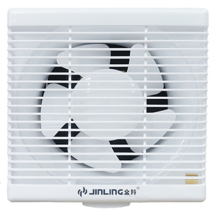 金羚排气扇卫生间8寸百叶窗式排风扇小型厨房用换气扇抽风机方形