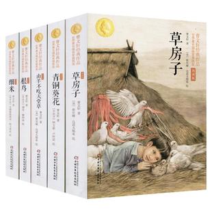 曹文轩经典作品集插图版朗读版全6册青铜葵花根鸟草房子细米枫林渡山羊不吃天堂草中国少年儿童出版社小学生课外阅读儿童文学书籍
