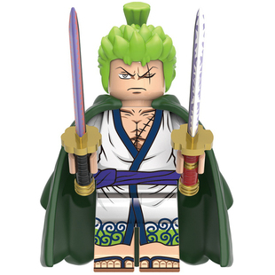 海贼王人仔适用于乐高积木路飞索隆山治乔巴娜美乌索普妮可罗宾