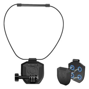 REYGEAK运动相机胸前固定支架适配GoPro13磁吸支架胸挂大疆Action5pro/4/3快拆脖挂胸前磁吸挂脖支架