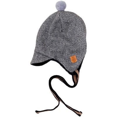 SYLFZS婴儿帽毛绒雷锋帽短檐保暖