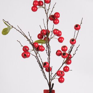 落地款仿真花枝装饰空蜂窝巢蓝莓果枝树枝背景摆件客摆设厅假花