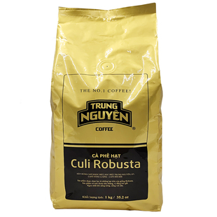 越南咖啡豆深焙1KG中原G7炭烧咖啡豆 CULI+ROBUSTA奶油香1号 包邮