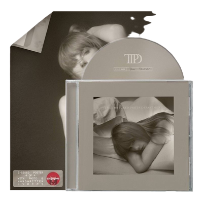 进口 泰勒斯威夫特TaylorSwift 苦难诗社TTPD 逃脱者Target美版CD