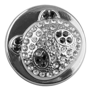 镶钻金属纽扣女士大衣毛衣圆形开衫珍珠扣子外套上衣装饰钮扣衣服