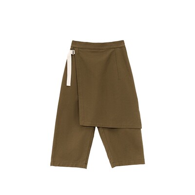 lbq原创童装春季新品天丝九分裤