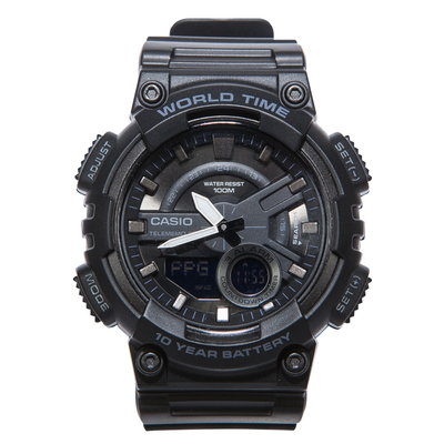 卡西欧学生运动风防水电子表