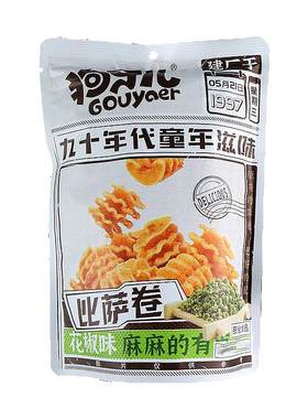 狗牙儿比萨卷188g大包烧烤香辣味