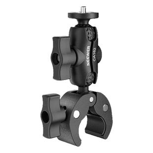 NEEWER/纽尔CA162大力夹魔术臂适用GoPro摩托车骑行记录仪运动相机通用蟹钳固定夹怪手支架万向云台摄影支架