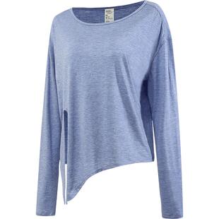 本来BENLAI女士羊毛混纺T恤衫2025秋季新款宽松长袖上衣BNM450010