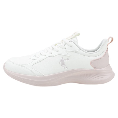 乔丹女鞋运动鞋防水皮面跑步鞋子