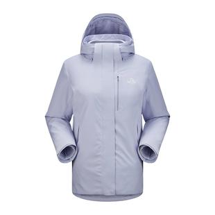 伯希和户外三合一冲锋衣冬季新款抗寒保暖抓绒内胆防风防雨登山服