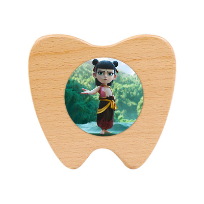 哪吒拔牙照片定制封存保存乳牙盒