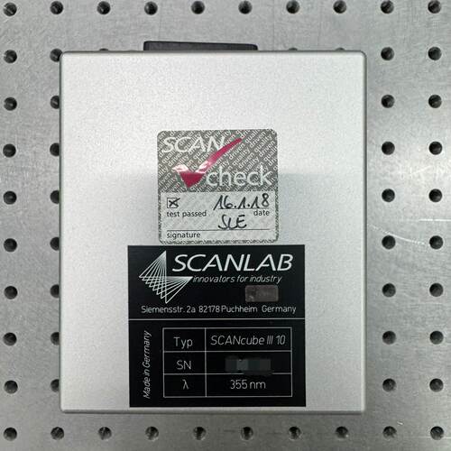 【请询价】德国SCANLAB SCANcube III 10光斑振镜，