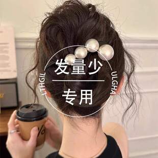 抓夹女发量少高级感2025新款扭扭夹一字夹发夹后脑勺发卡夹子头饰