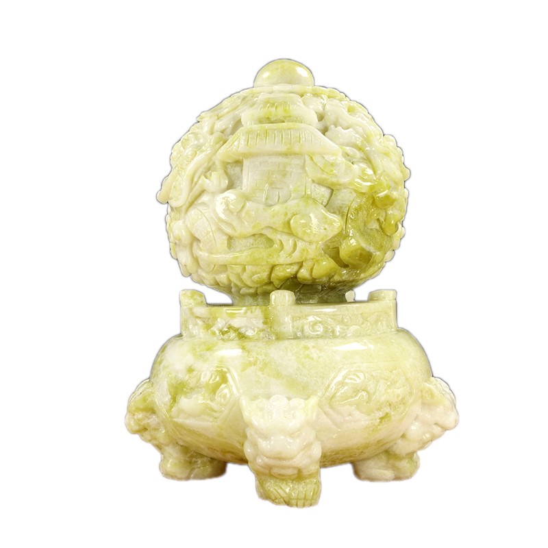 天然玉石九转乾坤风水开业礼品