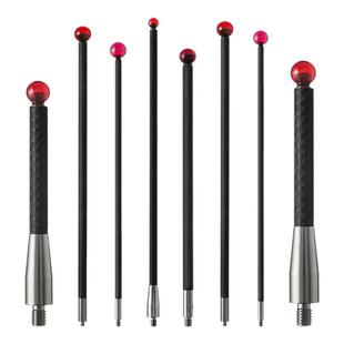 三次元红宝石探针 加工中心专用碳纤维测杆 CNC机床M4测针 雷尼绍