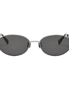 老钱风椭圆大框墨镜可配近视女款