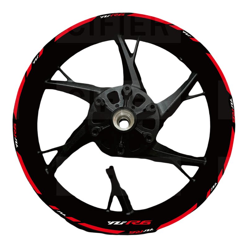 反光贴YZFR7R15R25轮毂改装个性