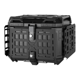 摩托车铝合金后备箱电动车尾箱通用大容量快拆加厚机甲后尾箱本田