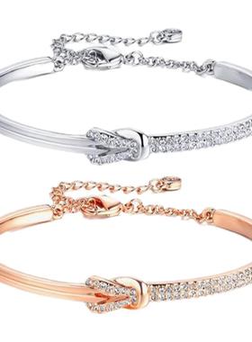 双排打结蝴蝶结手镯手环