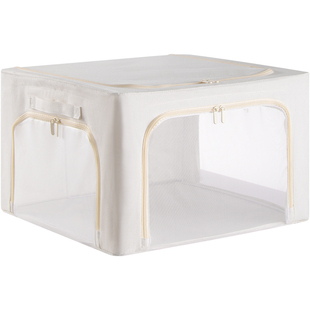 衣服收纳箱家用布艺折叠百纳箱衣橱衣物衣柜整理师专用盒储物箱子