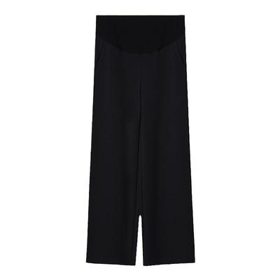 十月妈咪交叉腰阔腿裤