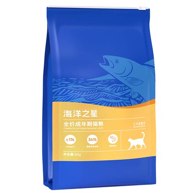 海洋之星三文鱼猫粮鱼油全价
