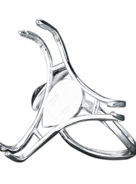 爪随形戒指托空不规则开口调节