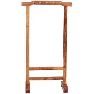 花梨木毛笔挂实木10针毛笔架传统简约式书法用品文房四宝古德笔庄