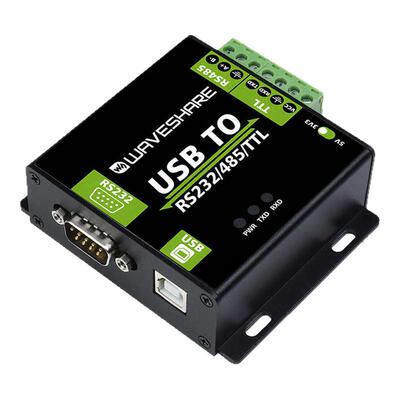 FT232RL/CH343G模块 USB转RS232/485/TTL电平转换带隔离 微雪电子