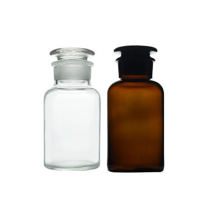 白小口玻璃瓶磨砂广口玻璃试剂瓶
