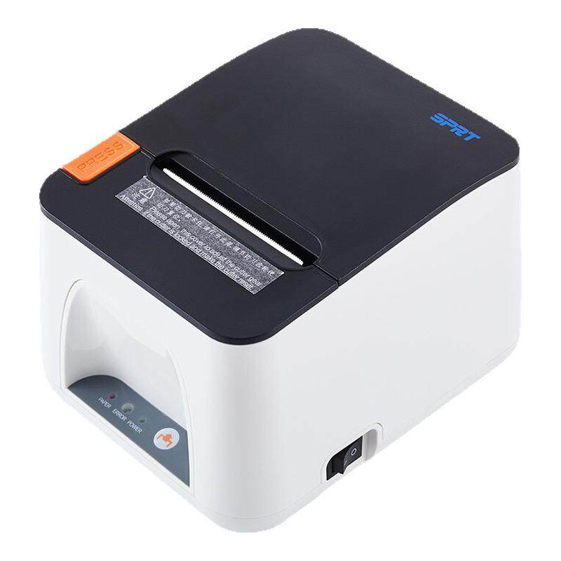 SPRT思普瑞特SP-POS887e热敏打印机FLIPOS服装前台80mm美团外卖收银小票机蓝牙企迈餐饮厨房网口后厨打印