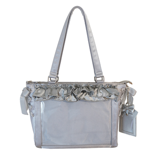 morning glory原创海浪缎缎痛斜跨单肩手提大容量丝带蝴蝶结痛包