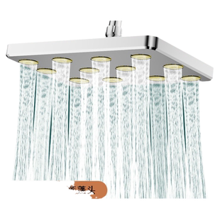 德国莲蓬头花洒喷头增压强劲花晒加压单头淋浴超强大顶喷浴室洗澡