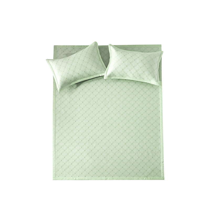 一默凉席夏季凉感席a类PE凉席透气空调席家用可水洗软席子床笠款