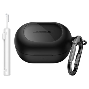 牧行者适用Bose QC消噪耳塞耳机壳BOSE小鲨二代防摔壳磁吸锁扣Bose QuietComfort消噪耳塞保护壳套附赠清洁笔