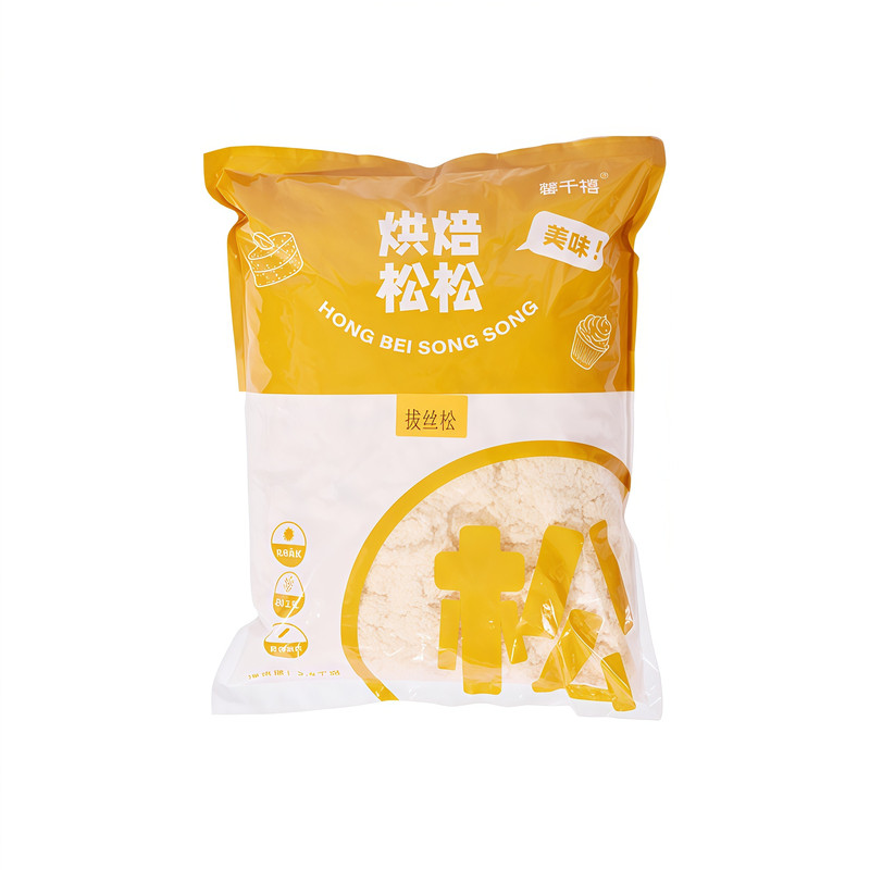 【热卖中】闽源丰拔丝肉松蛋糕烘焙专用面包商用蓬松拉丝厂家直销