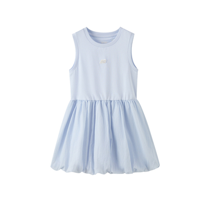 New Balance nb童装女童夏季清新无袖泡泡裙型连衣裙ND7KG24092