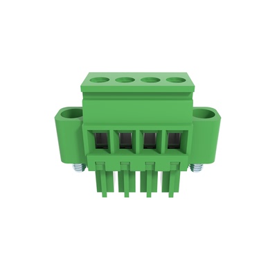 侧面出线插拔式接线端子立式插头