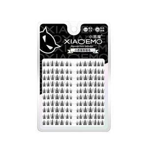 小恶魔假睫毛纯欲白月光自然款单簇分段式婴儿弯韩系硬梗眼睫毛女