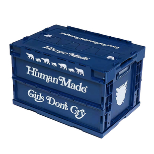 Human Made收纳箱潮家用折叠框工业风储物箱车用后备箱大号现货