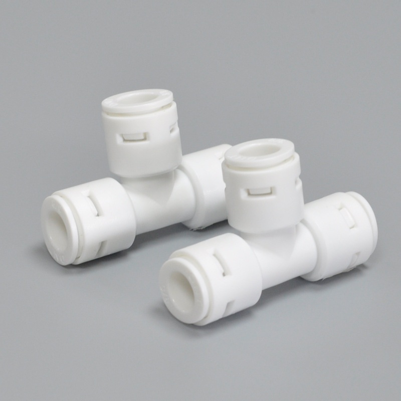 三分三通 K706接头商务机配件超滤T型3分PE管件 水管连接配件快接