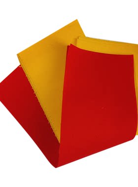 加厚纯棉红布条黄布条符画专用布