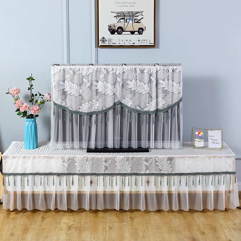 电视机防尘罩新款家用液晶电视罩子65开机盖套55寸式布电视挂取不