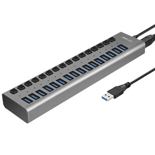 阿卡西斯电脑USB30扩展器供电分线器拓展坞HUB外置手机充电集线器