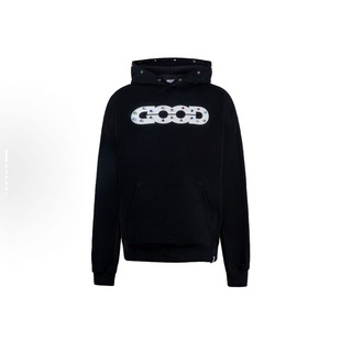 good镂空镶钻美式重磅加厚加绒卫衣男女款情侣服国潮轻奢套头外套