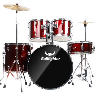 斗牛士架子鼓儿童初学者家用成人专业级演出爵士鼓入门练习5鼓3镲