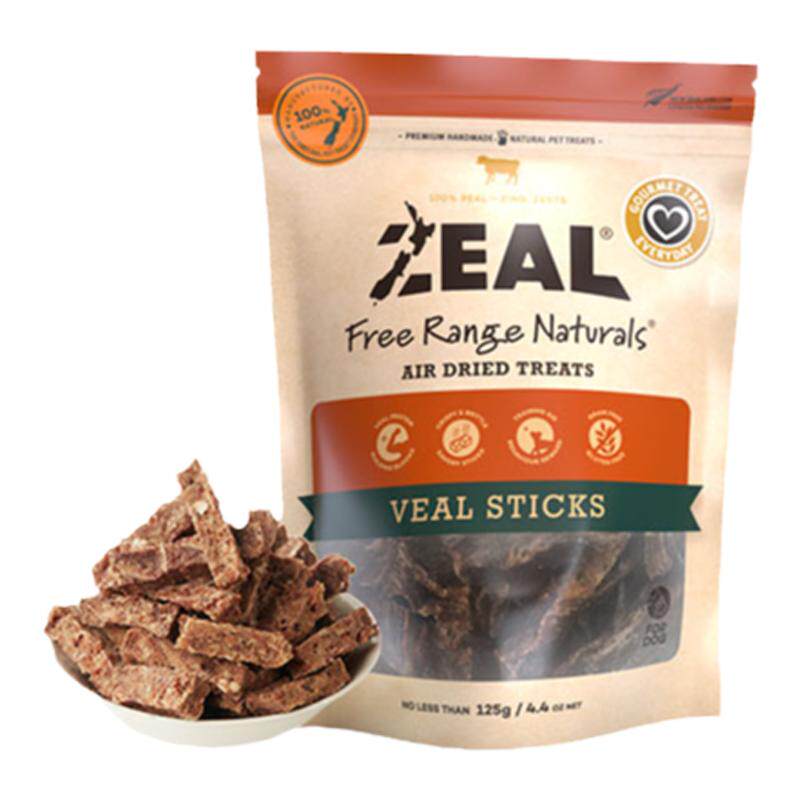 ZEAL新西兰进口狗零食柴犬中小型犬磨牙洁齿奖励风干小牛肉棒350g